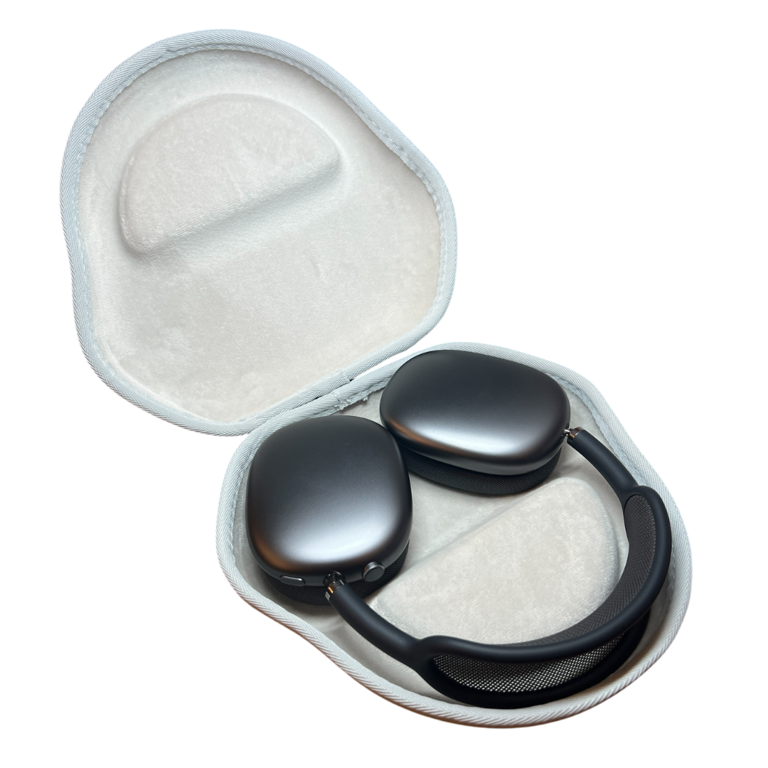 CentralSound Hard Cover Carrying Case for Apple AirPods Max Headphones Black - CentralSound