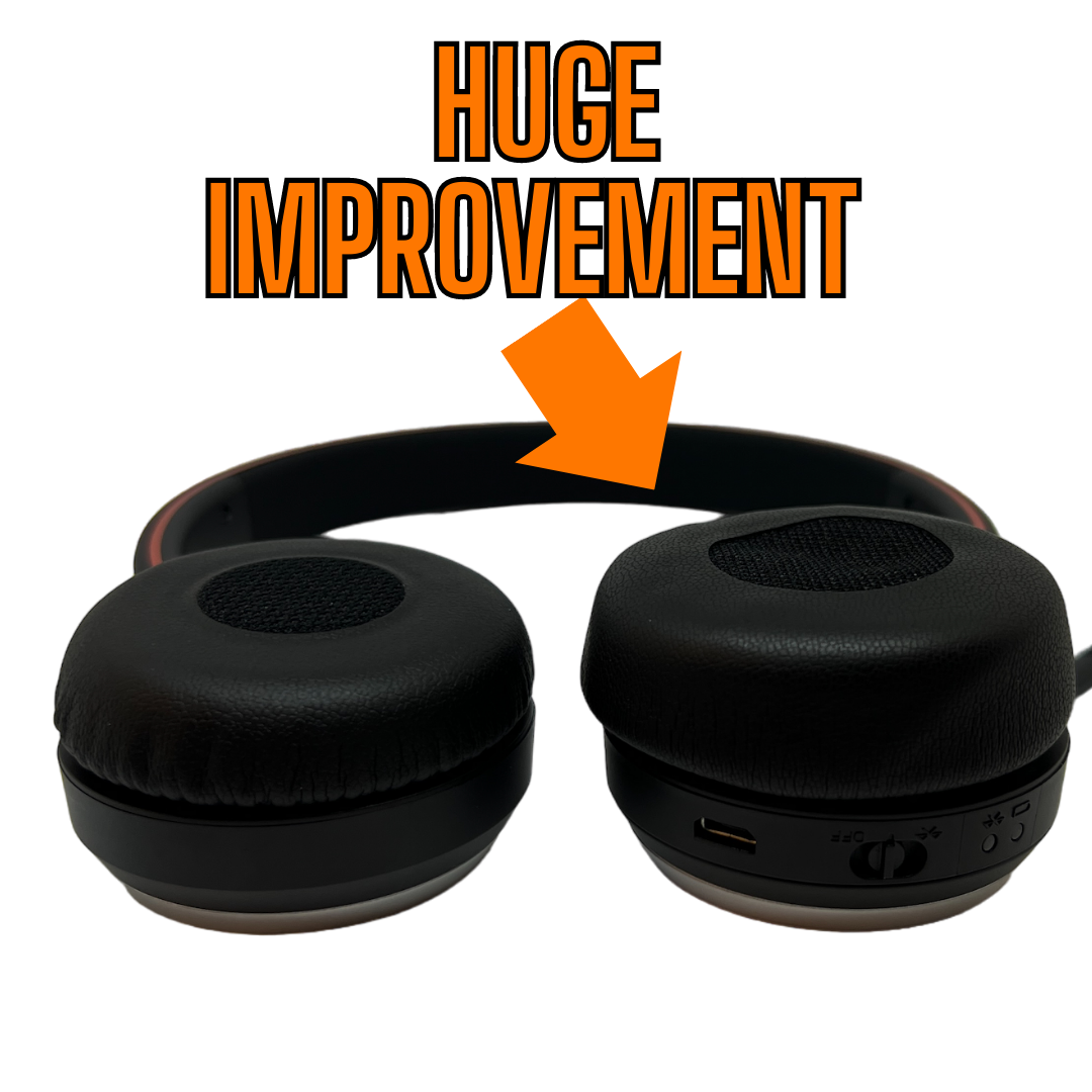CS Upgraded XL Ear Pad Cushions for Jabra Evolve 65 40 30 20 65UC 65MS 40UC 40MS 30US 30II 20SE 20UC 20MS Headset - CentralSound