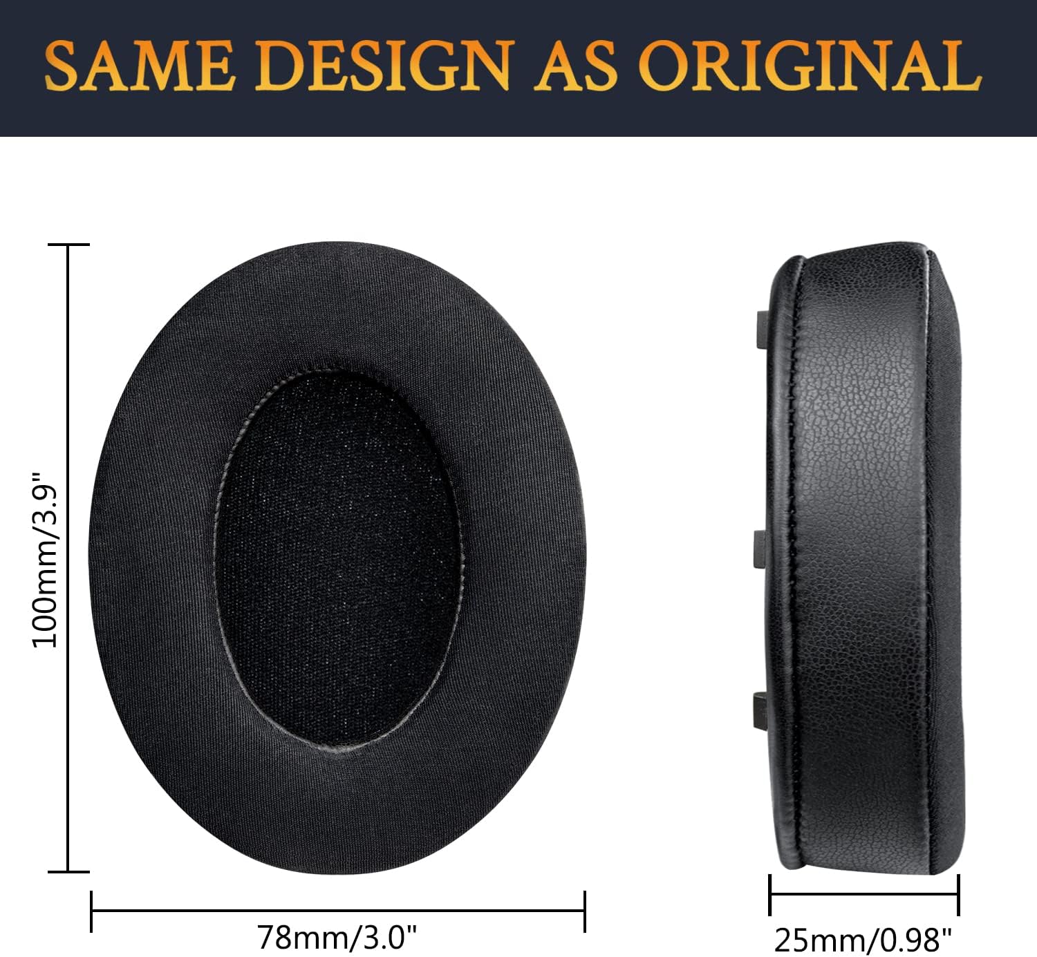 CS Upgraded Replacement Cooling Gel Ear Pad Cushions for Sony WH-1000XM4 Headphones - CentralSound