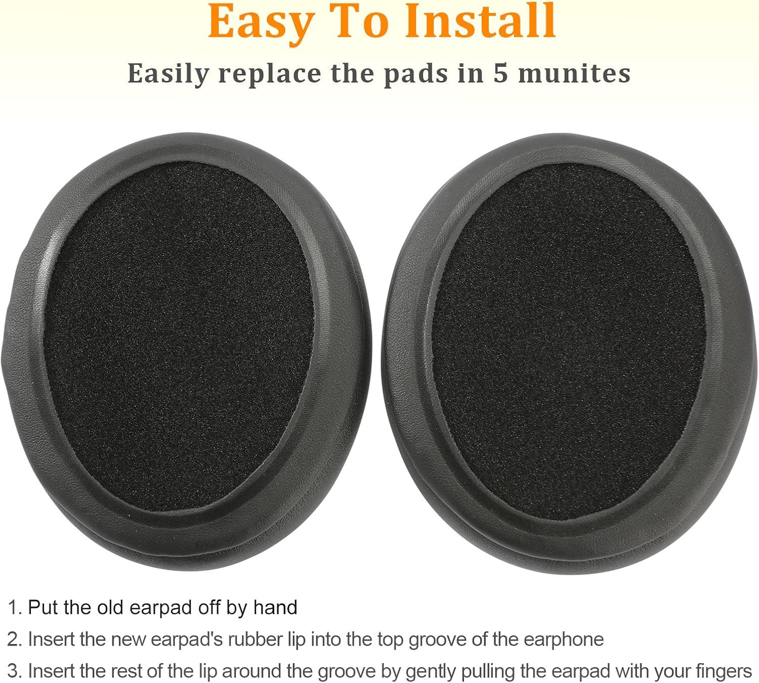 CS Cooling Gel Ear Pad Cushions for Sony Headphones WH-CH710N | CH700N | CH720N | XB900N | WH-RF400 - CentralSound