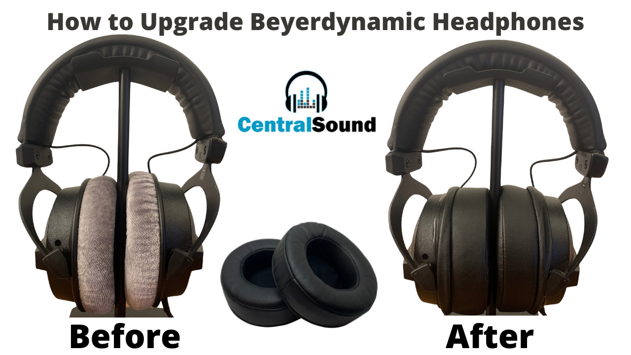 CentralSound Premium Replacement Ear Pad Cushions for Beyerdynamic DT 770 DT990 PRO DT 770 PRO DT 880 PRO DT 990 - 100mm - CentralSound