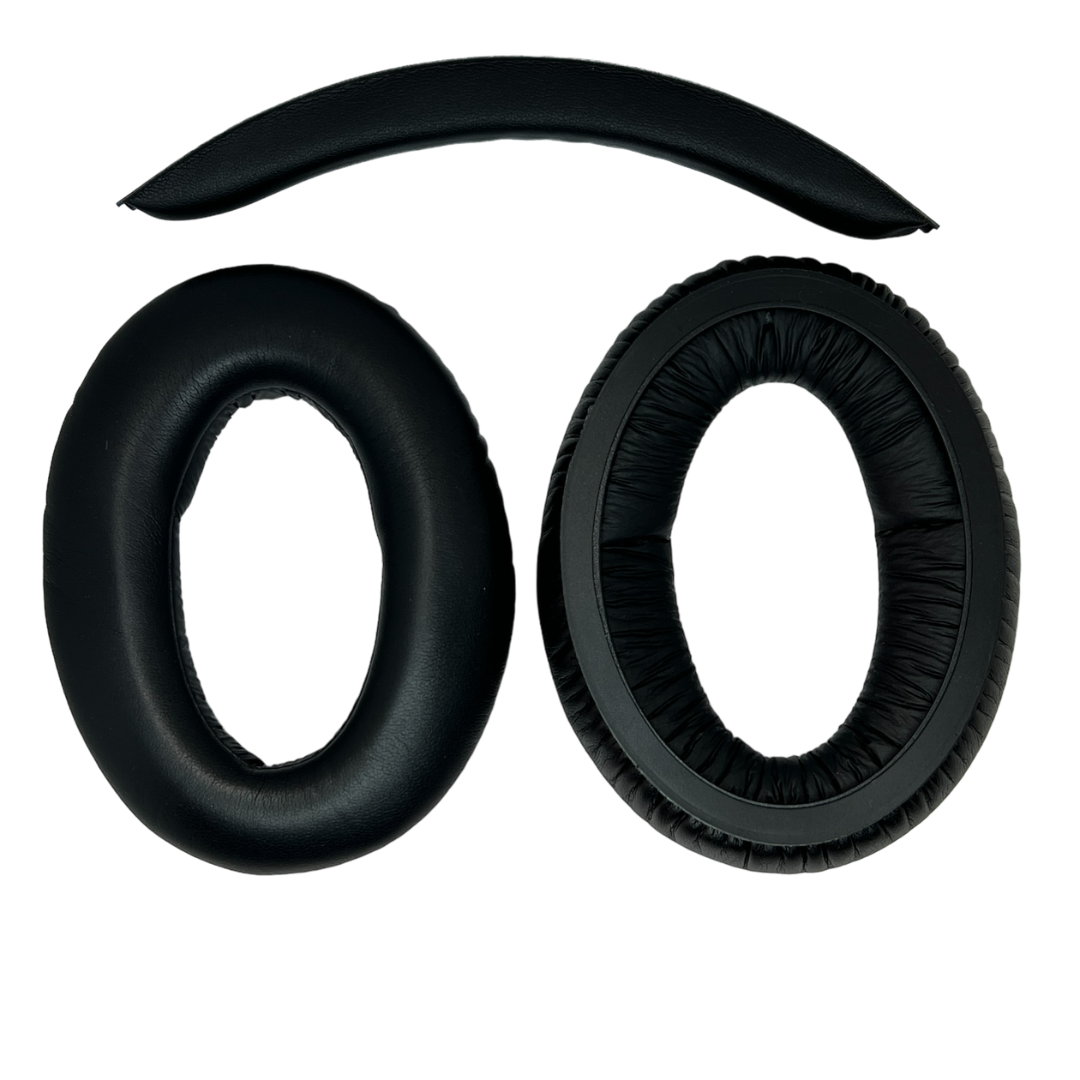 CentralSound Replacement Ear Pads and Headband Pad Cushion for Sennheiser PXC450 PXC350 PC350 PC350 SE HD380 PRO HME95 HMEC250 G4ME Zero Game Zero - CentralSound