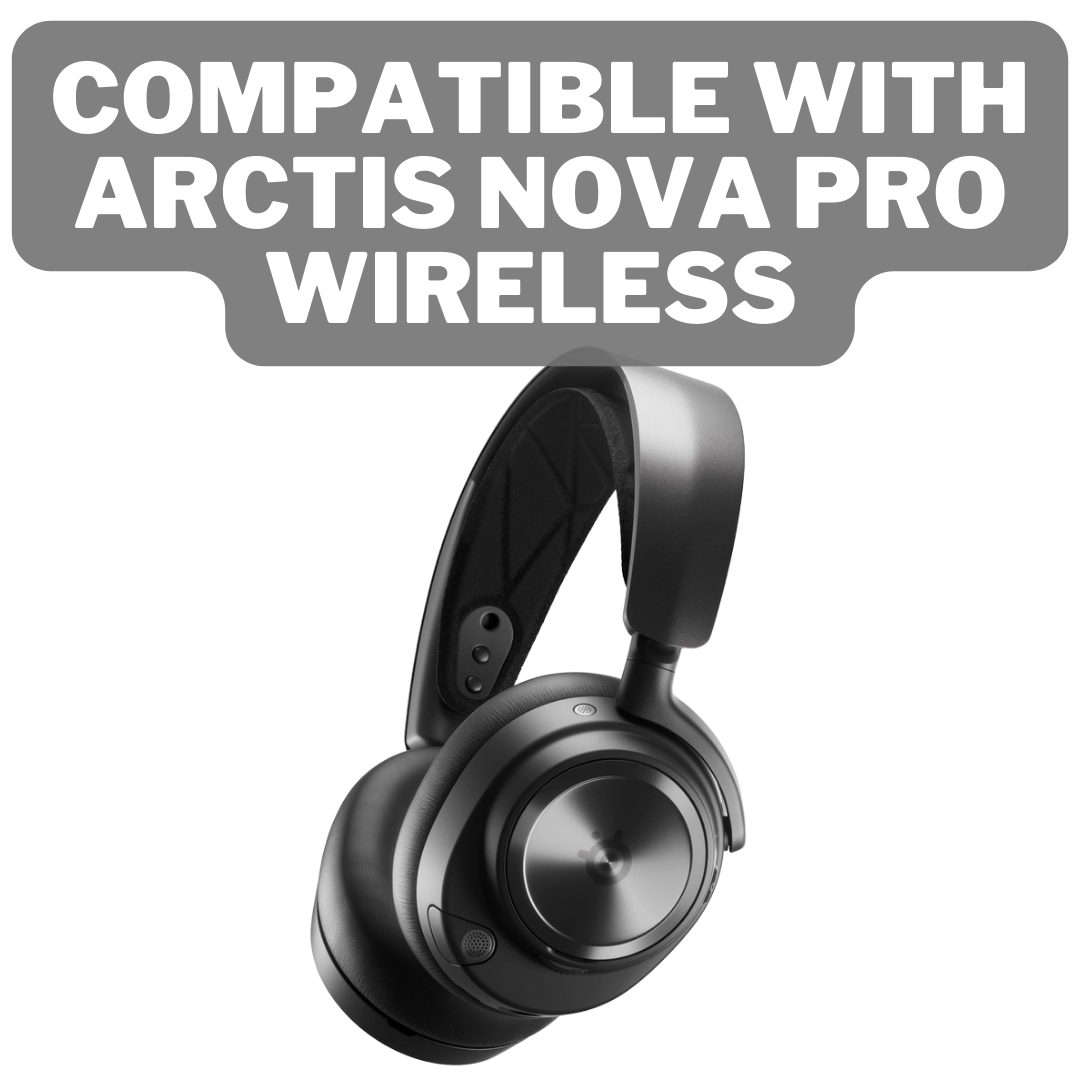 Arctis SteelSeries Nova Pro Wireless Premium XL Ear Pad Cushions by CentralSound - CentralSound