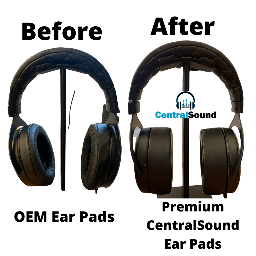 CentralSound Premium Replacement Earpads Cushions Ear Pads for Corsair HS50 HS60 HS70 PRO Gaming Headsets - CentralSound