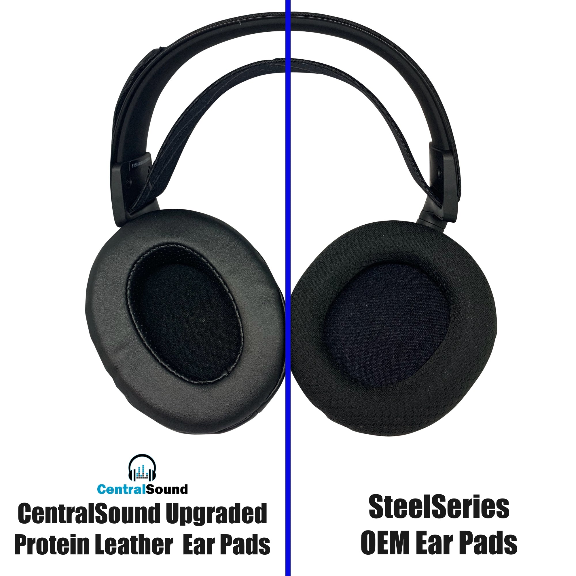 CentralSound Premium Replacement Ear Pad Cushions for SteelSeries Arctis Gaming Headsets - CentralSound