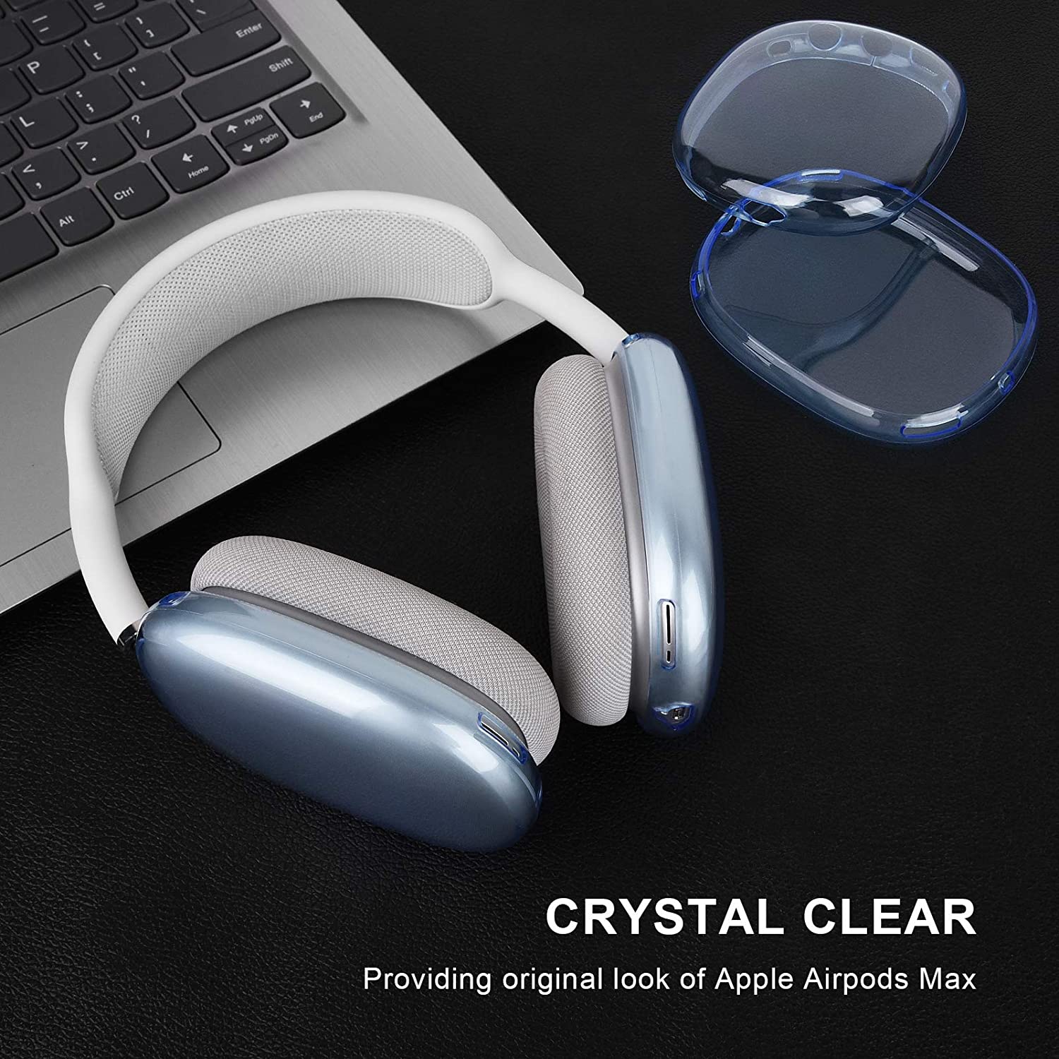 Clear Case Protector Ear Cups Skin Cover Bumper for Apple AirPods Max Headphones - CentralSound