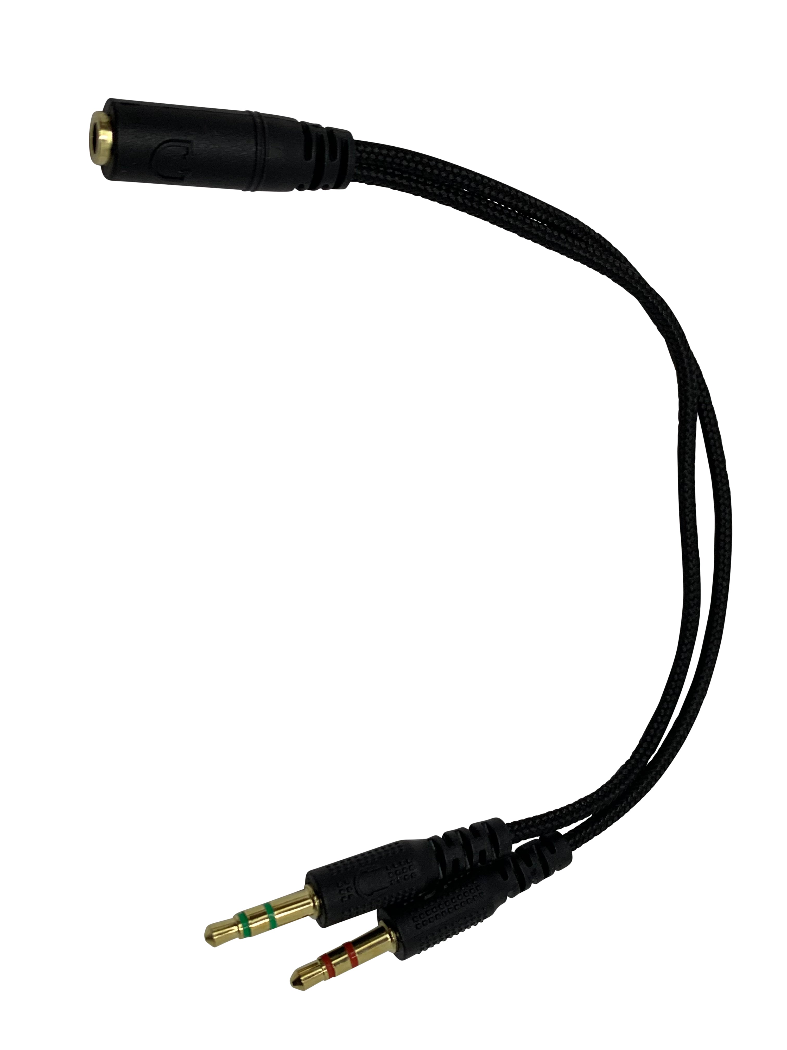 CentralSound Gaming Headset Mic Boom Adapter Cord for Sony Headphones - CentralSound