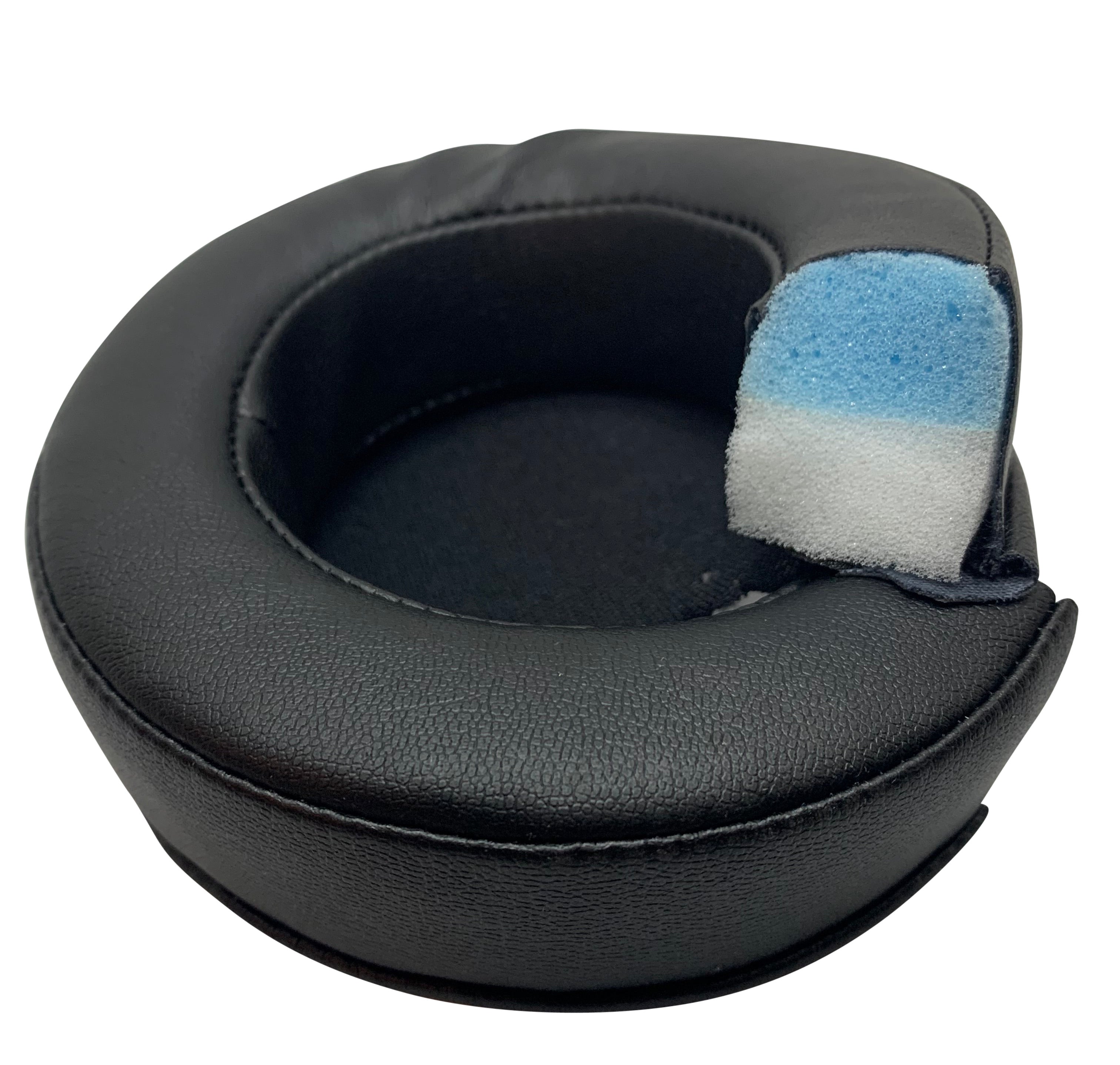 CentralSound Premium Replacement Ear Pad Cushions Round 100mm Soft Protein Leather Memory Foam - CentralSound