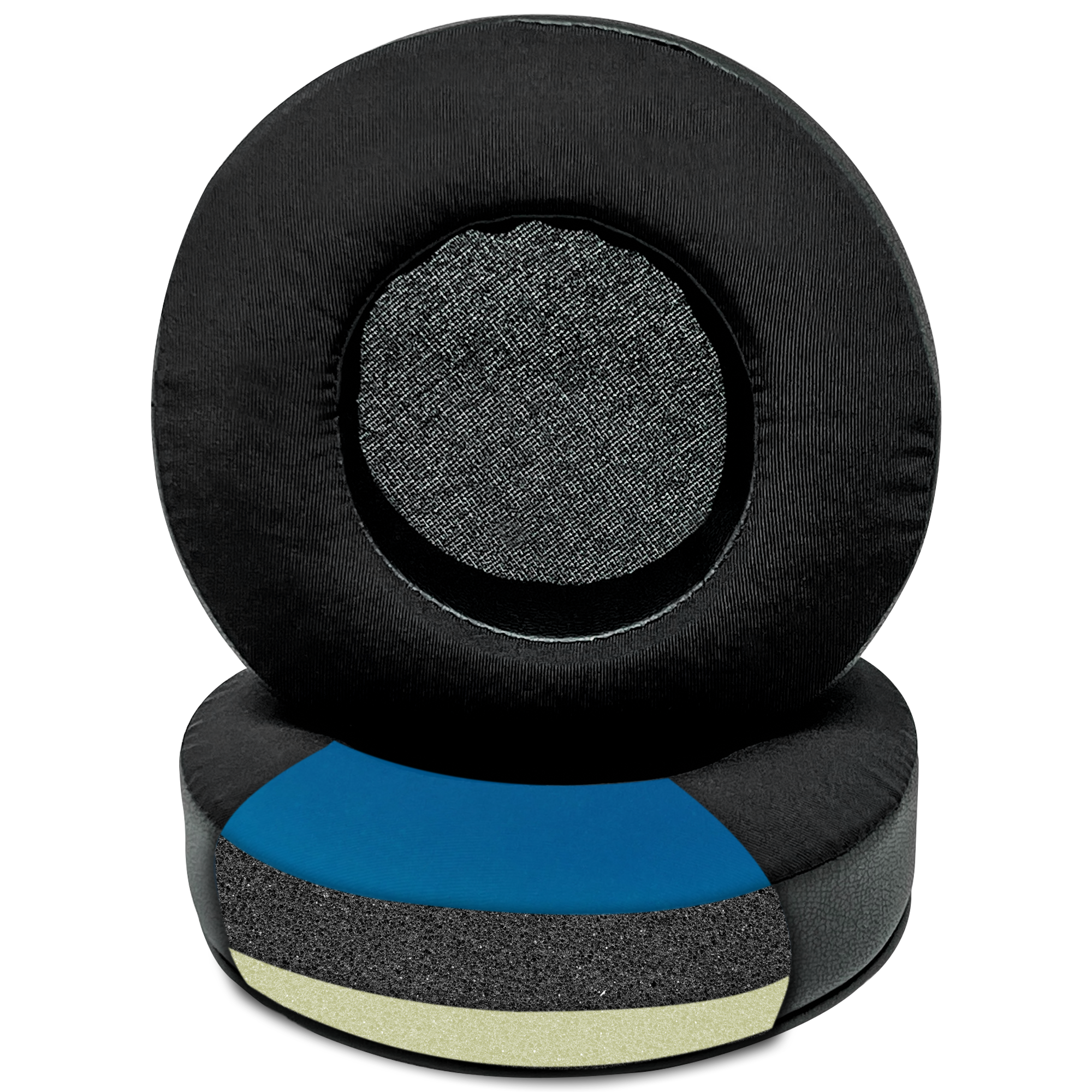CentralSound Cooling Gel + Memory Foam Premium Replacement Ear Pad Cushions Universal Round 100mm - CentralSound