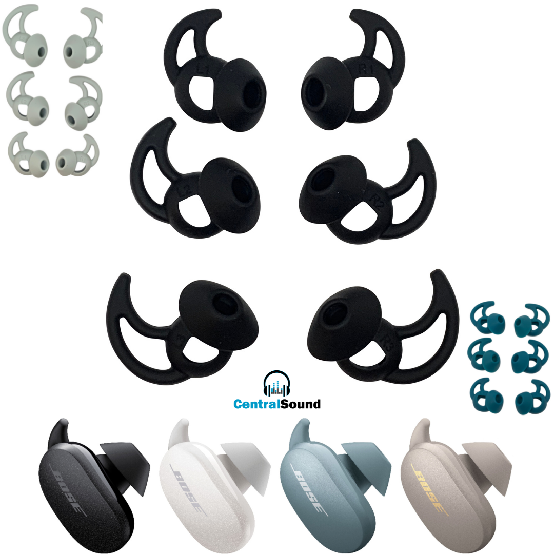 Replacement Ear Buds Tips for Bose QuietComfort Earbuds - CentralSound