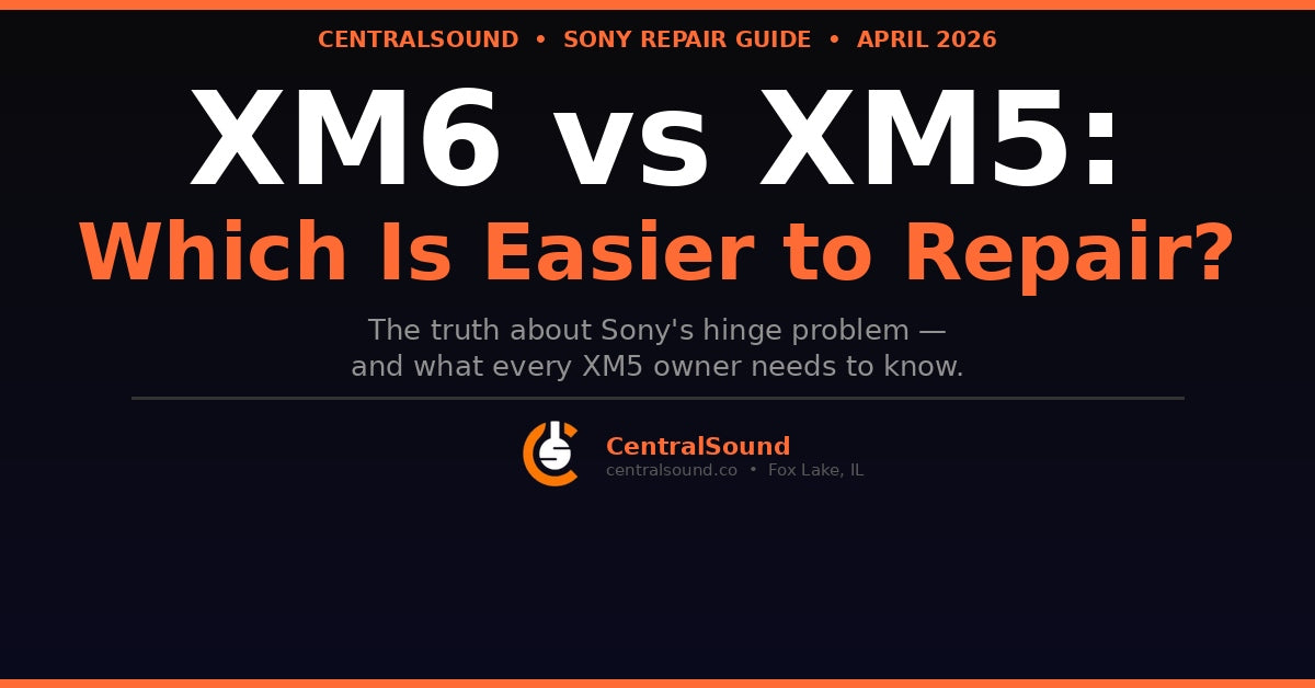 Sony WH-1000XM6 vs XM5: Which Is Easier to Repair? (The Truth)