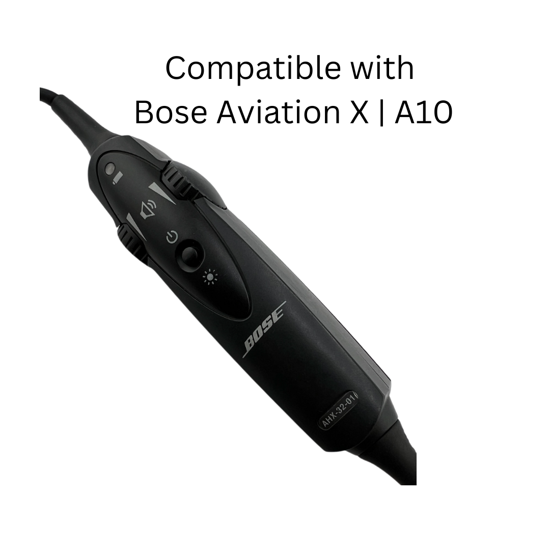 Replacement Upgraded Battery Cover Part for Bose Aviation Headset X | A10  Controller