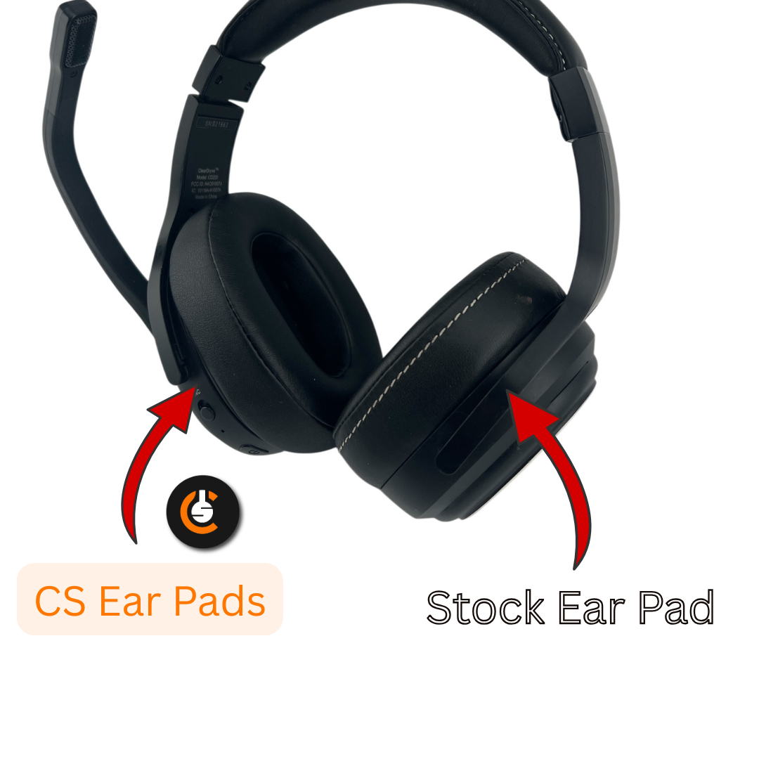 CS Replacement Ear Pad Cushions for Rand McNally ClearDryve CD220 CD200 Headset - CentralSound