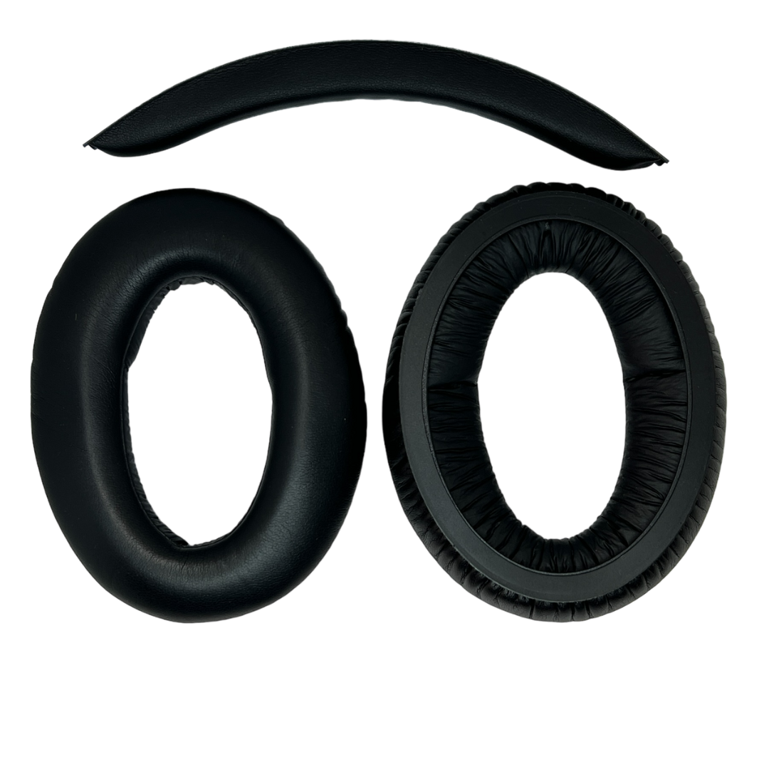 CentralSound Replacement Ear Pads and Headband Pad Cushion for Sennheiser PXC450  PXC350  PC350 PC350 SE HD380 PRO  HME95 HMEC250 G4ME Zero Game Zero - CentralSound