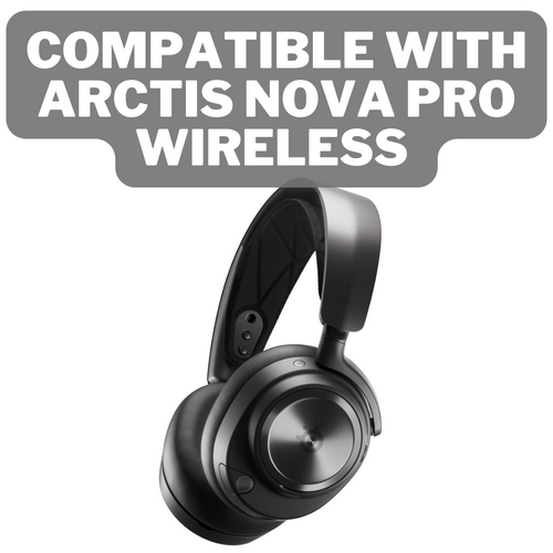 SteelSeries Arctis Nova Pro Wireless Premium XL Ear Pad Cushions  CentralSoundova Pro Wireless Premium XL Ear Pad Cushions by CentralSound