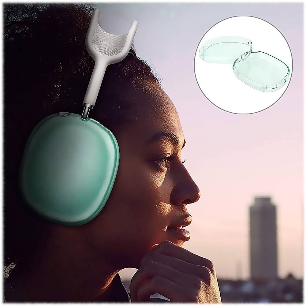 Clear Case Protector Ear Cups Skin Cover Bumper for Apple AirPods Max Headphones - CentralSound