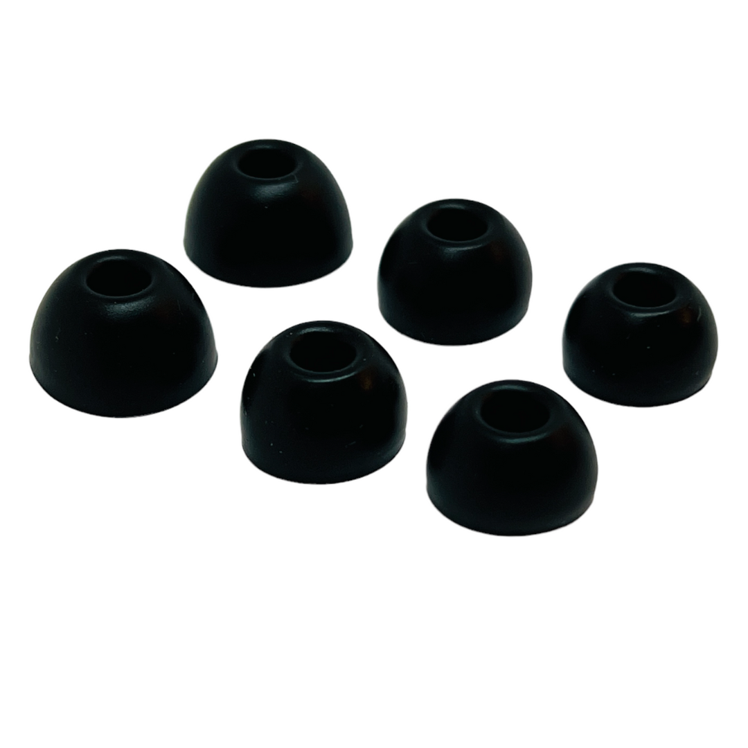 CentralSound Replacement Soft Silicone Ear Tips for Beats Studio Buds True Wireless Earbuds Black