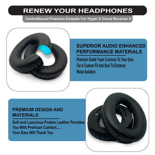 Hyperx cloud revolver replacement ear online pads