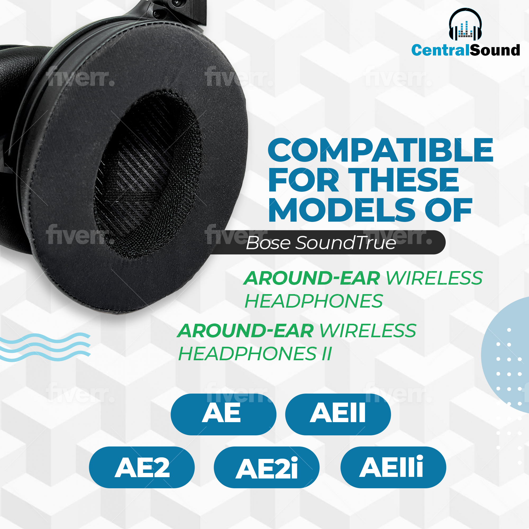 CentralSound Coolers Bose SoundTrue Around-Ear Wireless II AE1 AE2 AEI