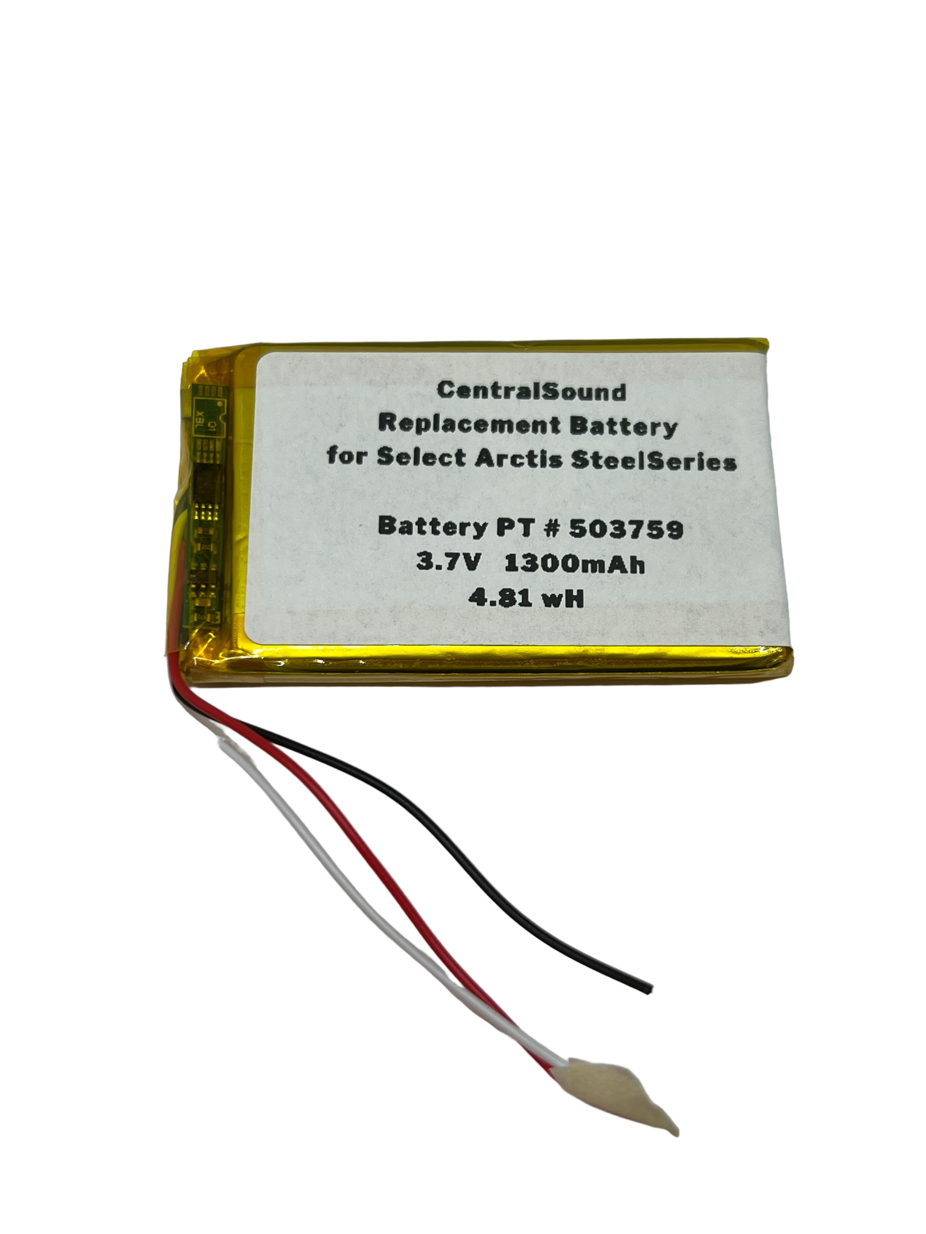 AEC503759 Battery Replacement for SteelSeries Arctis 1 | 3 | 7 Gaming Headsets - CentralSound