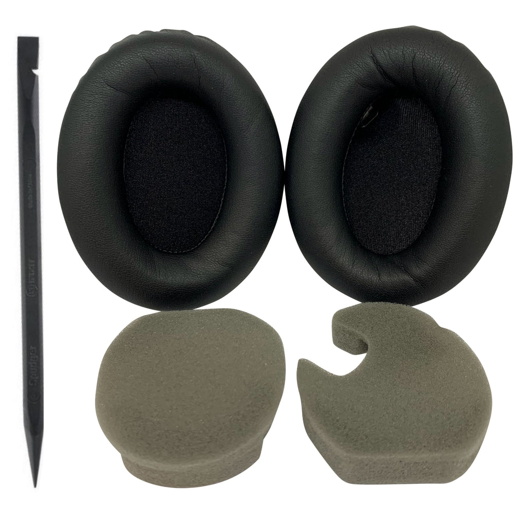 CentralSound Replacement Ear Pad Cushions for Sony WH-1000XM4 WH1000XM4 Headphones Black